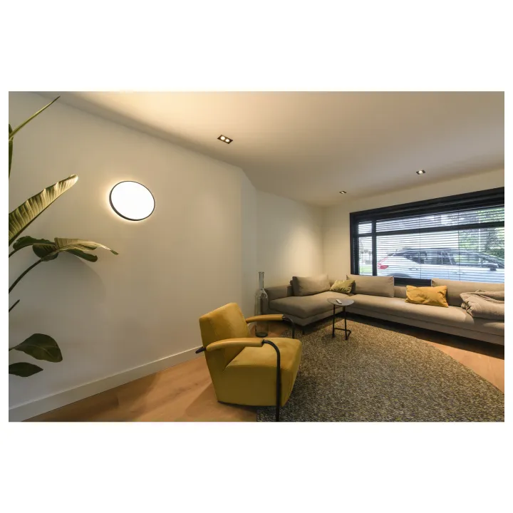 Medo® Pro 40, Applique Et Plafonnier, Intérieur, Rond, Noir, Led, 19W, Ugr -19