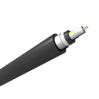 CABLE OPTIQUE CLT-RENFORCE ARME ACIER 6FO EXT-ET.SECHE-PEHD OS1/2 