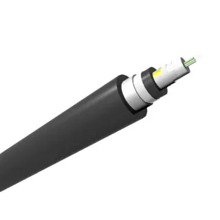 Câble Optique Clt-Renforce Arme Acier 6Fo Ext-Et.Seche-Pehd Os1/2