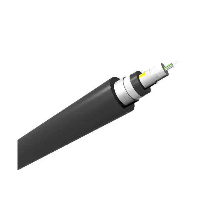 Câble Optique Clt-Renforce Arme Acier 6Fo Ext-Et.Seche-Pehd Os1/2