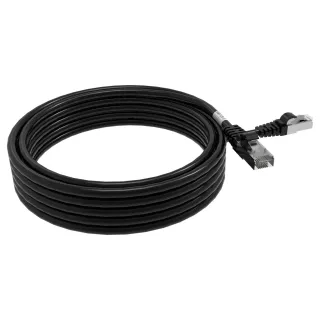 Cordon Rj45 Cat6A Sftp 100Ohms Lsoh Surmoule Noir Lg 5M*