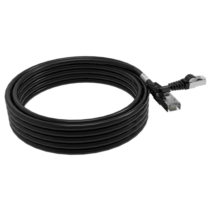 Cordon Rj45 Cat6A Sftp 100Ohms Lsoh Surmoule Noir Lg 5M*