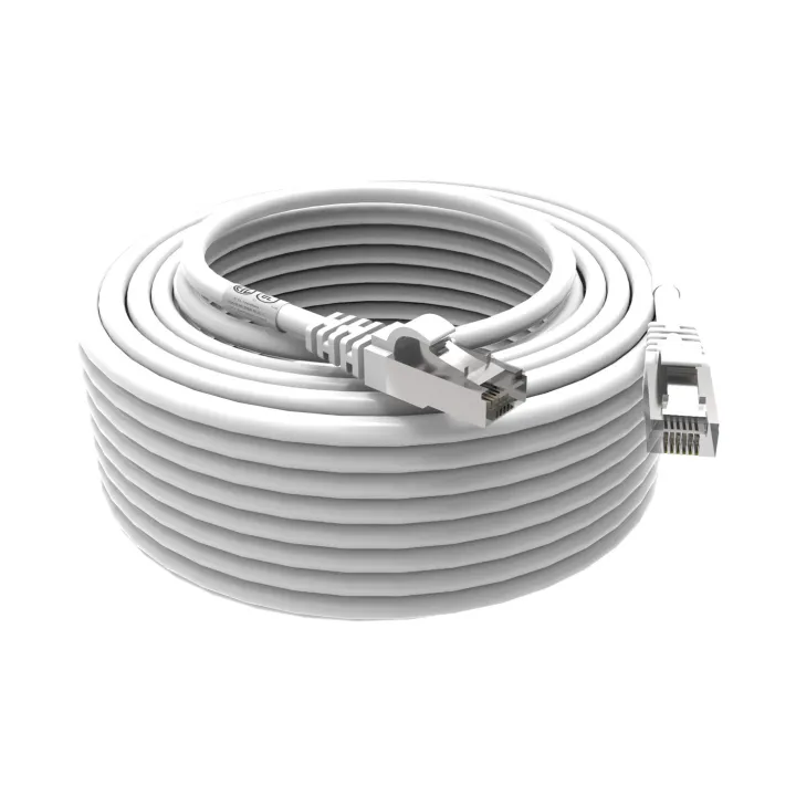 Cordon Rj45 Cat6A Sftp 100 Ohms Lsoh Blanc Lg 20M