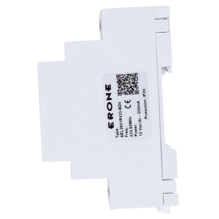 Recepteur Radio 433Mhz Rail Din 4 Canaux
