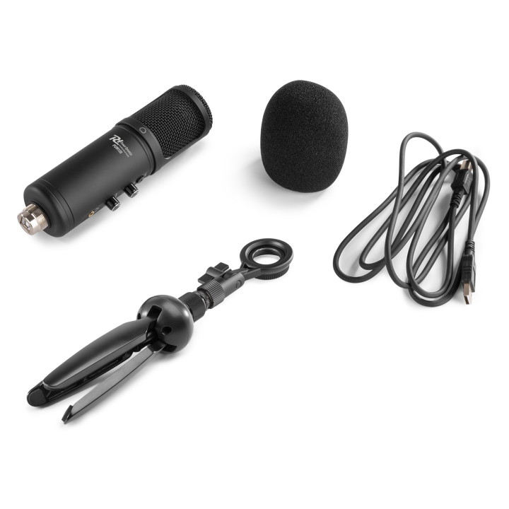 Micro condensateur avec pied de table et cordon - PCM120