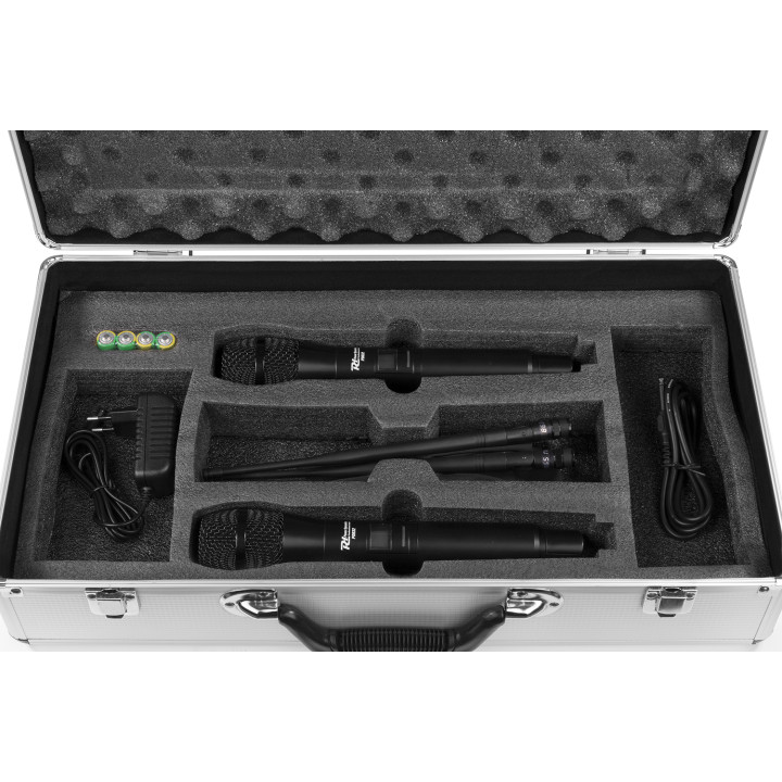 Micro Sans Fil Uhf, 2 X 16 Canaux, 2 Micro Main, Set - Pd632 - Pd632Bp