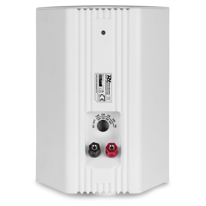 Enceinte, 100 V / 8 Ω, 120 W, 5,25", Int / Ext, Ipx5 Paire, Blanches - Bc50V