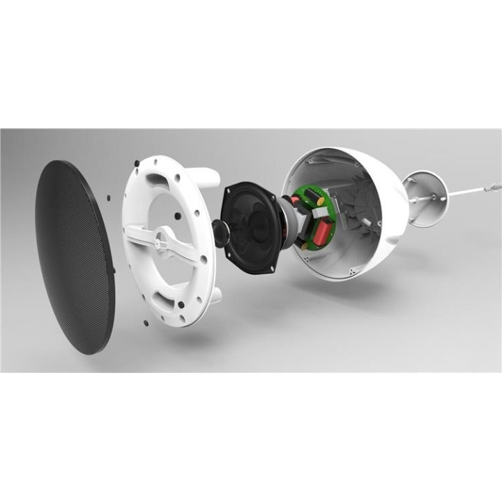 Enceinte Suspendue, 100 V / 8 Ω, 30 W, 5,25", 2 Voies, Blanche - Pds40W