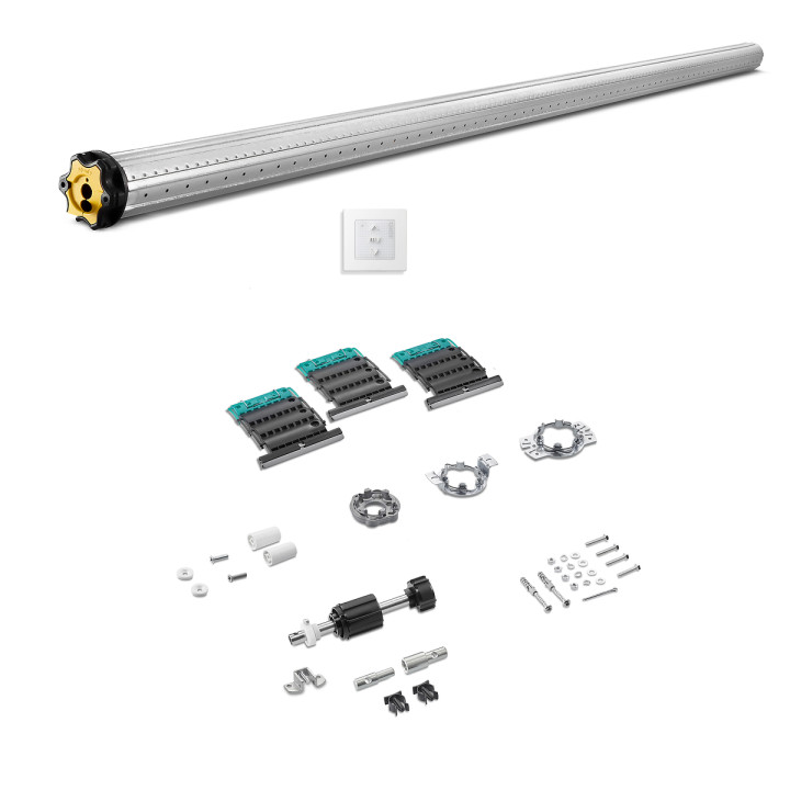 Kit Universel De Motorisation Pour Moteur Volet Roulant - Radio Oximo Rts 10/17