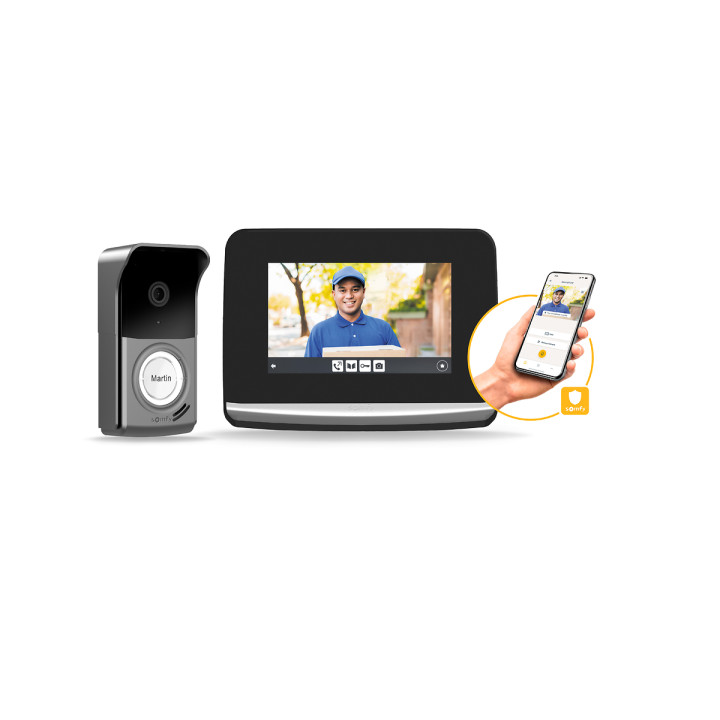 Portier Vidéo Connecté V®500 Pro Io Connect + Alimentation Par Bloc Secteur