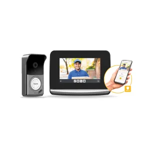 Portier Vidéo Connecté V®500 Pro Io Connect + Alimentation Par Module Rail Din