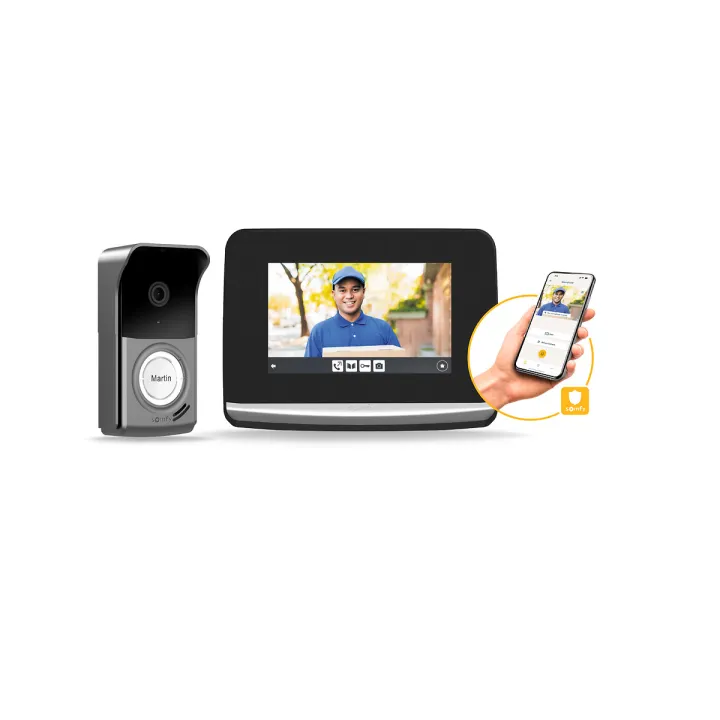 Portier Vidéo Connecté V®500 Pro Io Connect + Alimentation Par Module Rail Din
