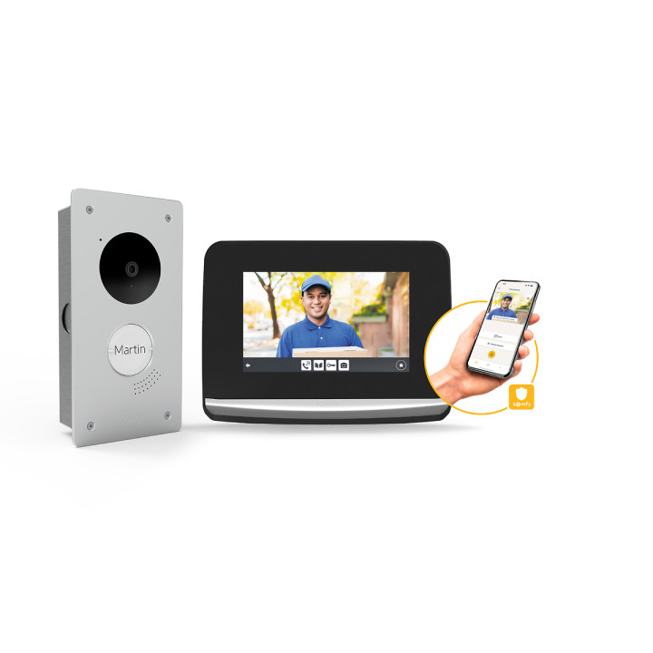 Le portier vidéo connecté encastrable et personnalisable