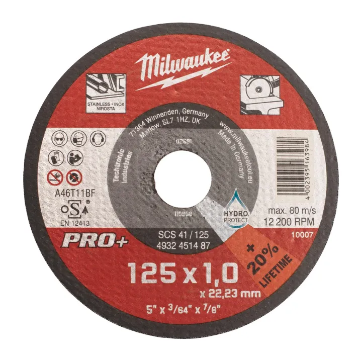 Disque Tronc 125Mm Épai 1 Mm Pro+