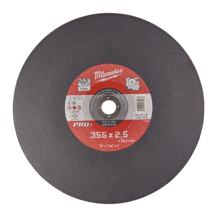 Disque Tronc 355Mm Épai 2,5 Mm Pro+