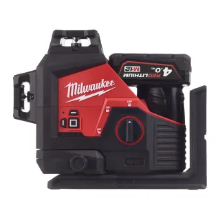 M12 3Pl-401Claser 3 Lignes, Vert, Avec Applomb, 12V, 4Ah