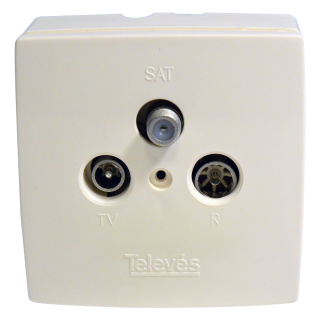 KIT: PRISE TV-FM-SAT + ACCESSOIRES