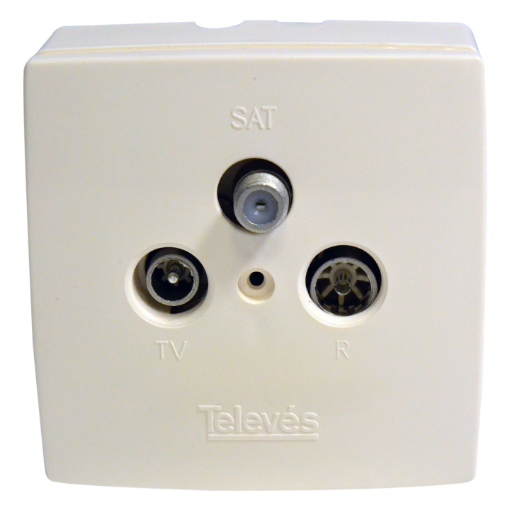 KIT: PRISE TV-FM-SAT + ACCESSOIRES