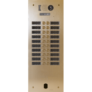 Plaque Video Alu 2R 20 Bp 2Voice Champ pour systèmes URMET
