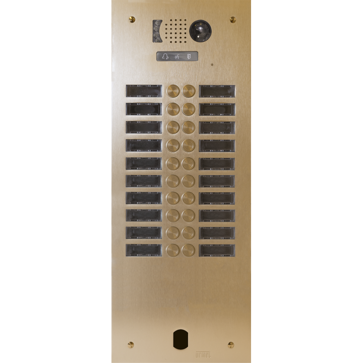 Plaque Video Alu 2R 20 Bp 2Voice Champ pour systèmes URMET