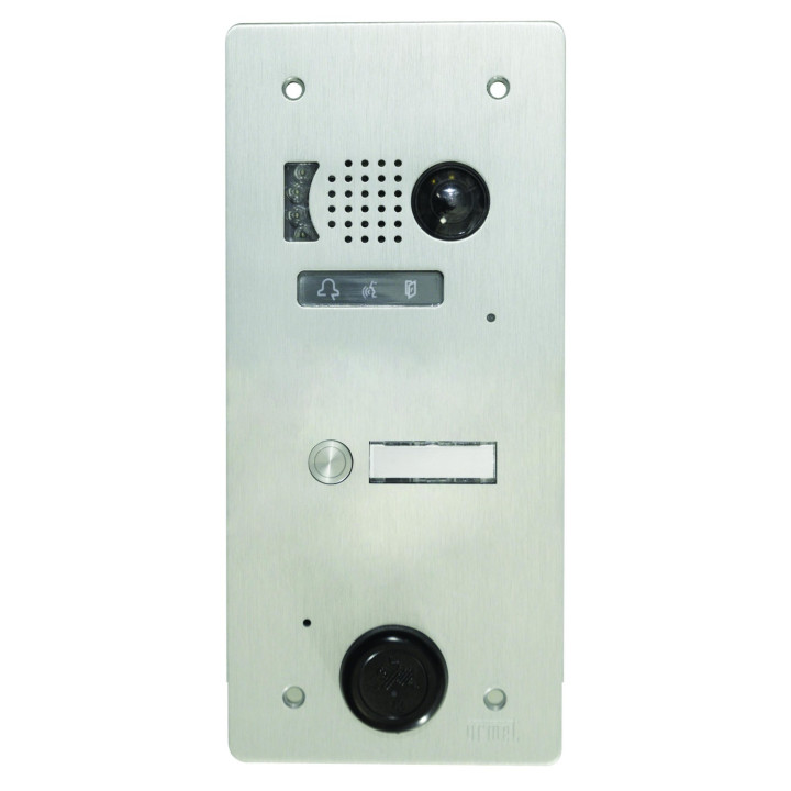 Plaque Video Alu 1 Bp 2Voice Pour Systèmes Urmet