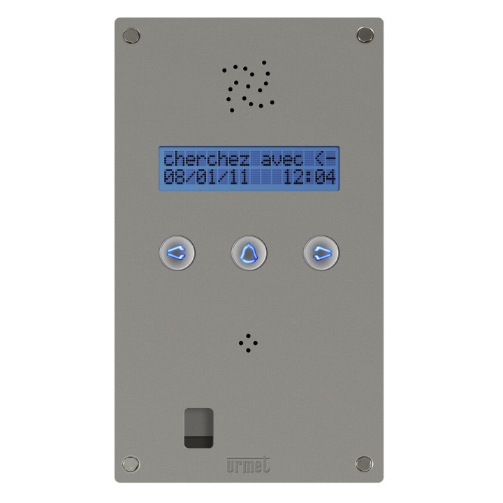 Platine de rue à  Défilement De Noms Bibus Audio 2L Inox