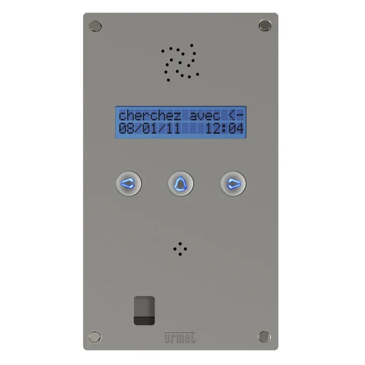Platine de rue à  Défilement De Noms Bibus Audio 2L Inox