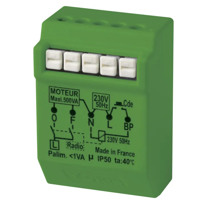 Micromodule Volet Roulantenne Encastré Radio Power