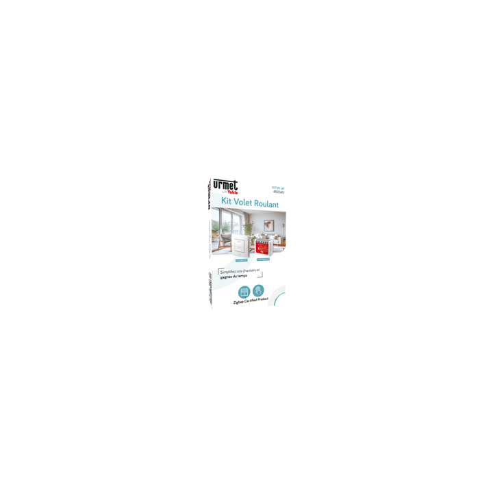 Kit Volet Roulant Radio Zigbee :1 Récepteur & 1 Télécommande 2 Touches Programmé