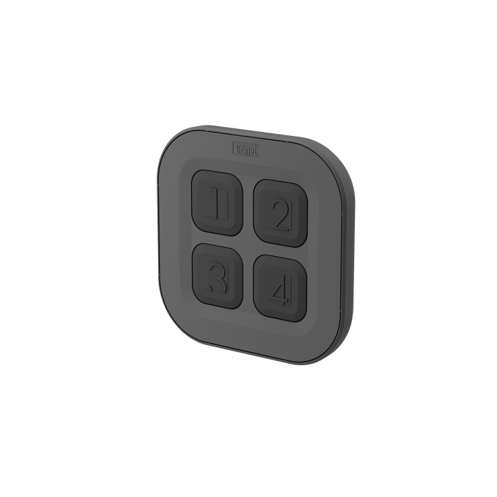 Télécommande galet 4 touches à poser Radio Zigbee