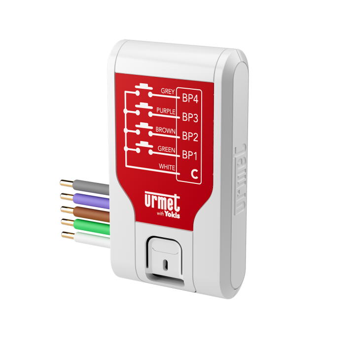 Emetteur Encastrable E4Bp-Up Urmet With Yoki - 4 Canaux - Radio Zigbee