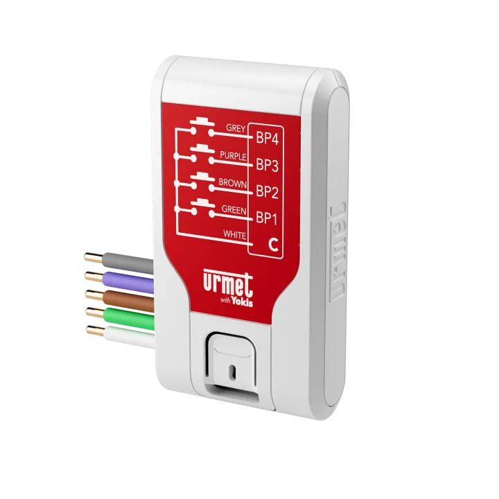 Emetteur Encastrable E4Bp-Up Urmet With Yoki - 4 Canaux - Radio Zigbee