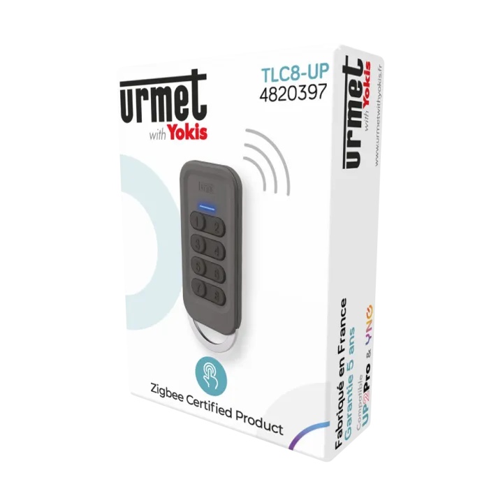 Télécommande Porte Badge 8 Touches Radio Zigbee