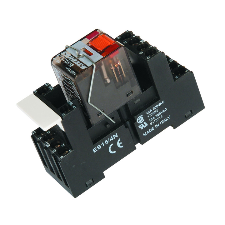 Relais 12 V/Ac Alt Avec Socle pour systèmes URMET