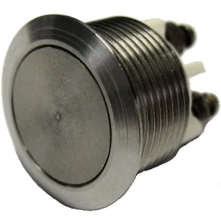 Bouton Poussoir De Sortir Inox Normalement Ouvert Ø 18Mm
