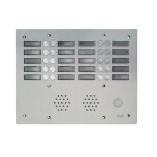 Plaque AV Alu 6Mm 4R 20Bp pour systèmes URMET