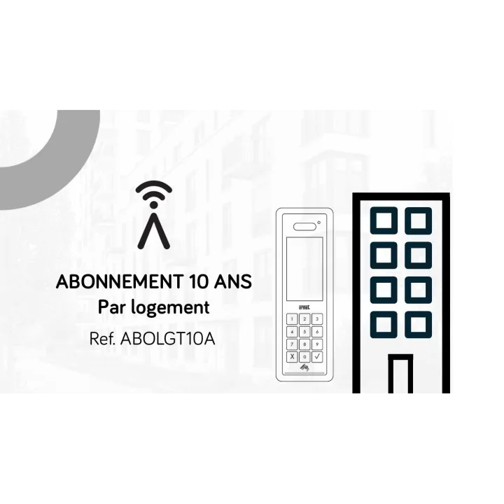 Abonnement Par Logement Prépayé Sur Une Durée 10 Ans