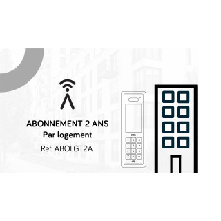 Abonnement par logement prépayé sur une durée 2 ans