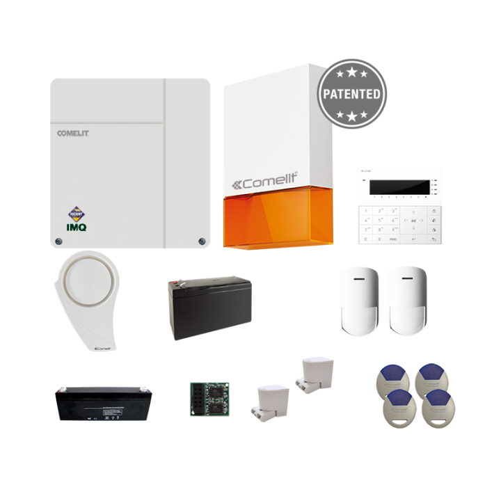 Centrale d’alarme sans fil NEXUS, 21 zones radio, alimentation secteur +