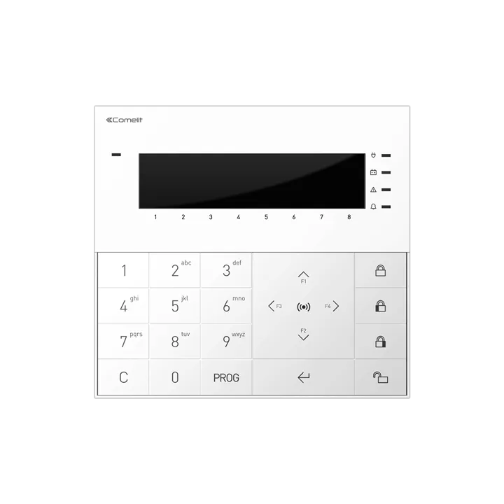 Série Vedo - Clavier Lcd Tactile Avec Rfid, 2 Entrées, 4 Touches, 8 Zones