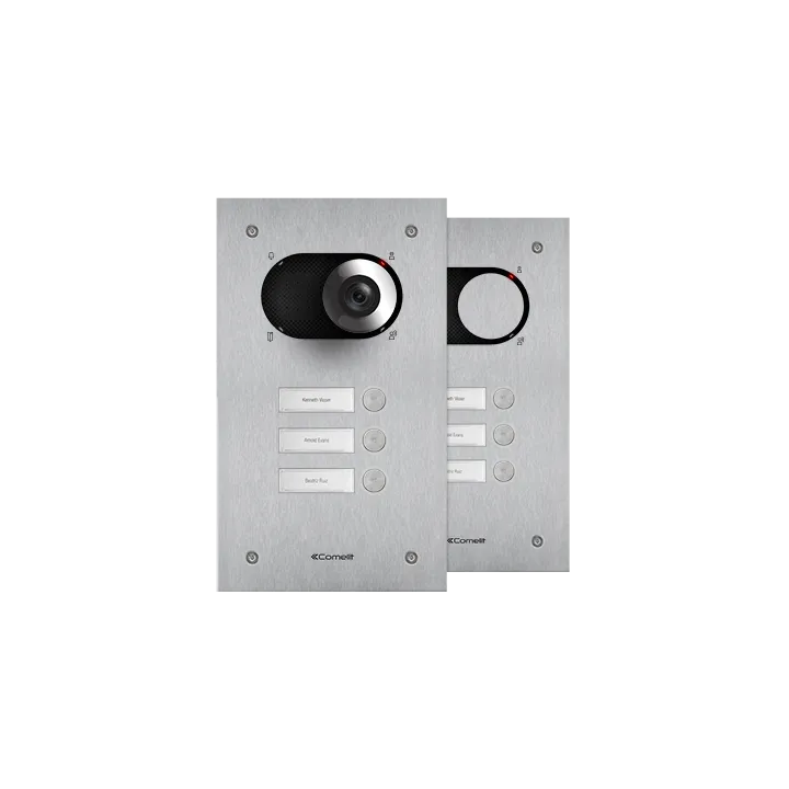 Série Switch - 3 Boutons Avant, Acier Inox Aisi 316, Led, Ik08
