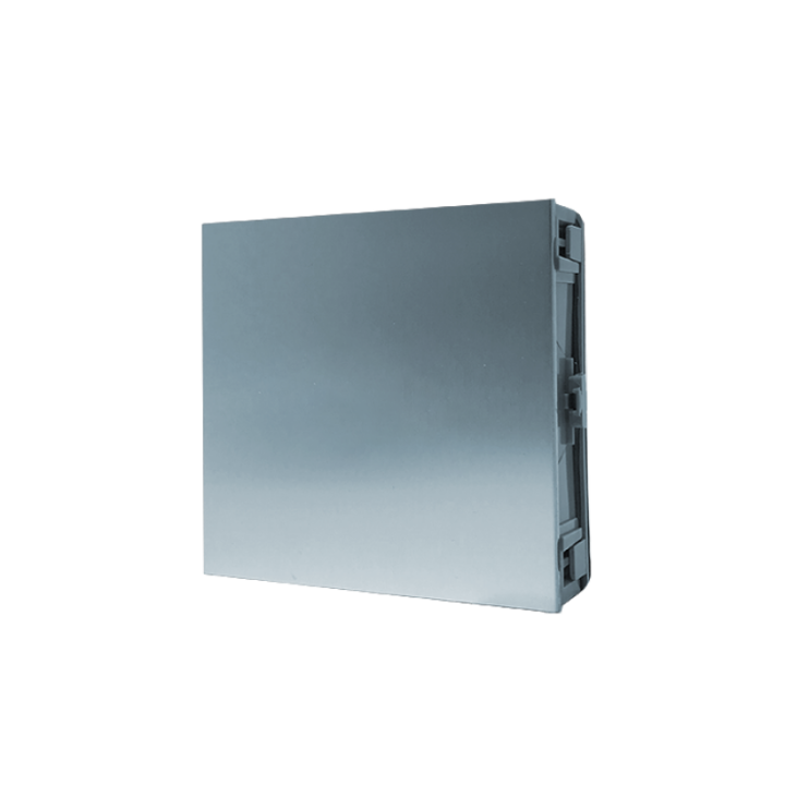Série Ultra - Module Aveugle Tout Métal, Revêtement Aluminium Anodisé