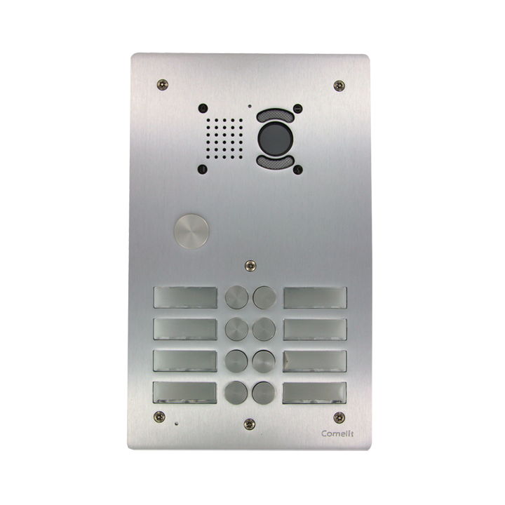 Poste extérieur vidéo AV2008 VIPTT. Caméra intégrée, façade robuste, compatible
