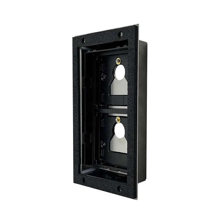Série Ultra - Adaptateur Plaques Tierces 2 Modules, Encastré, Épaisseur 1,5-3 Mm