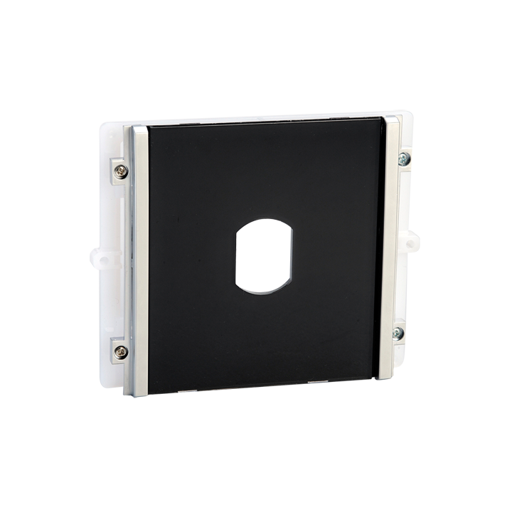 Module T25 pour façade noire IKALL. Intégration simple aux systèmes vidéo.