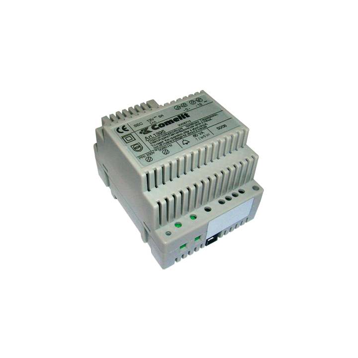 Transformateur 230VAC/12VAC 60VA, usage intermittent, protection PTC, montage