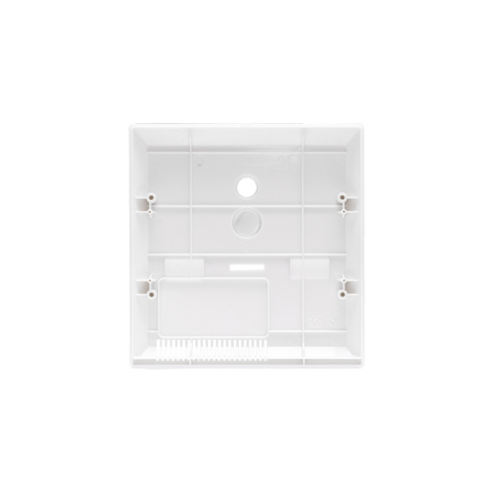 Série Icona - Support mural blanc pour vidéophones, 136,6x141,6x13,8 mm