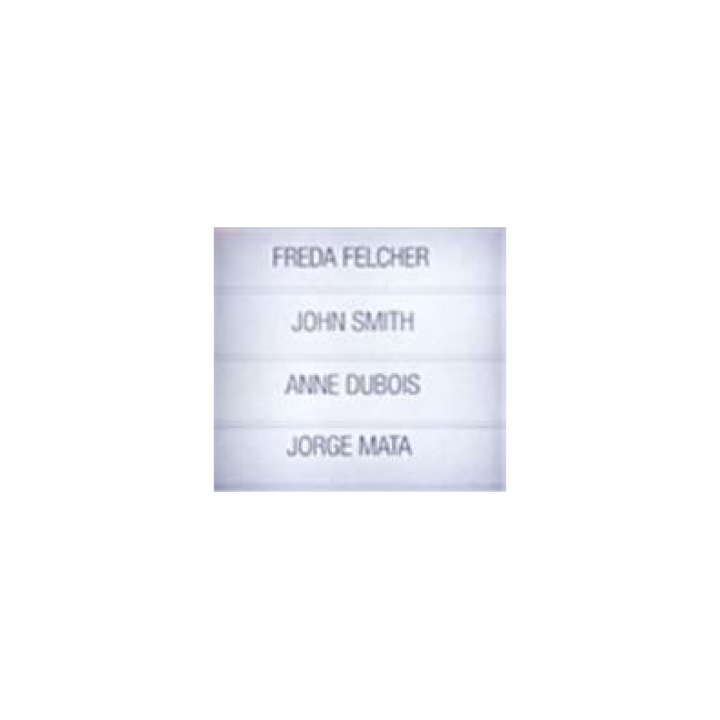 Série Quadra - 4 boutons simples pour platine, paquet de 4 pièces