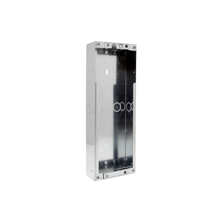 Série Switch - Boîte encastrée acier 5-8 boutons, 124x343x56 mm