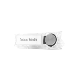 Bouton Maître Acier, Simplebus/Vip, Led Blanc Réglable, Pour Plaques 2,5 Mm